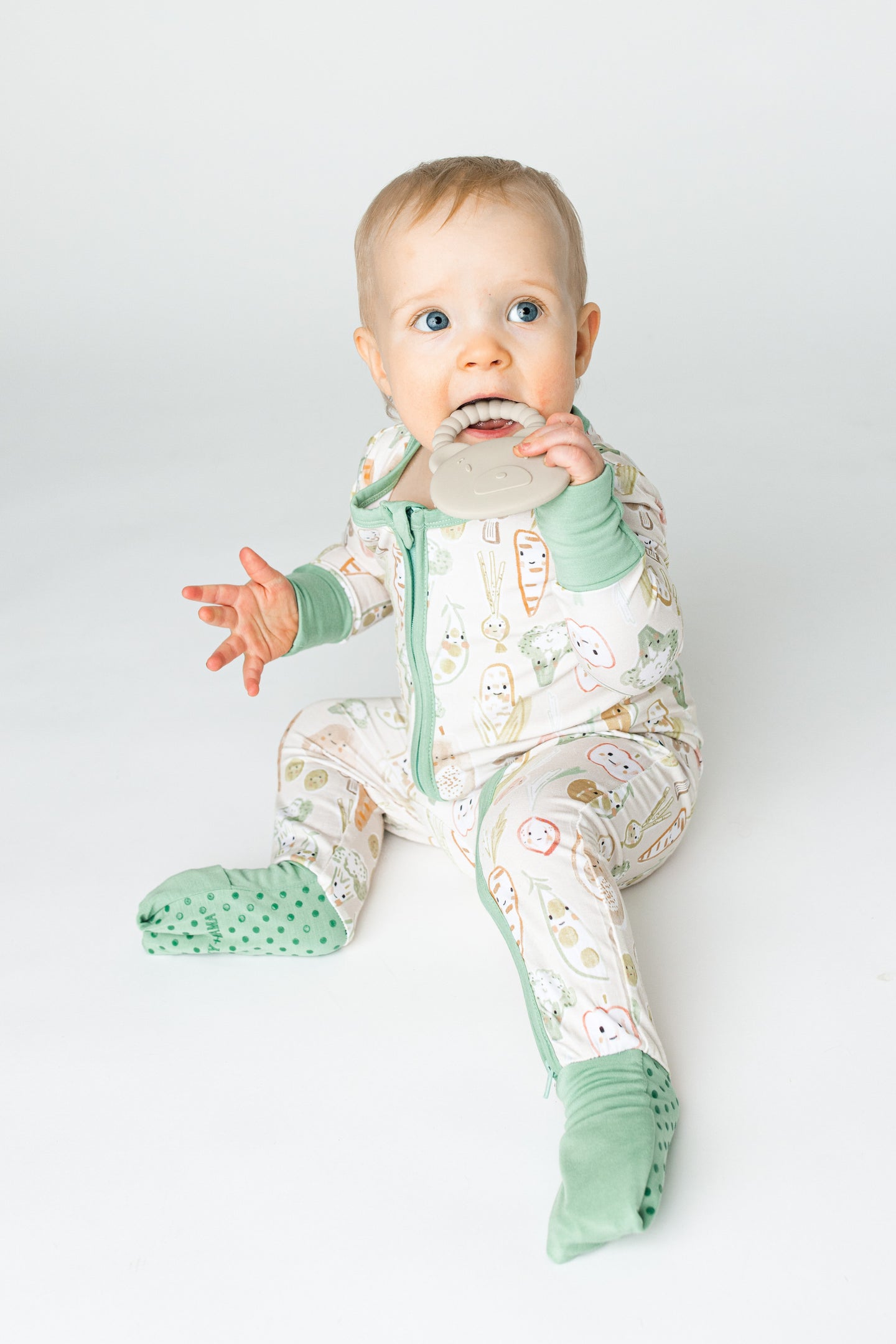 Vegetable Soiree Bamboo Romper